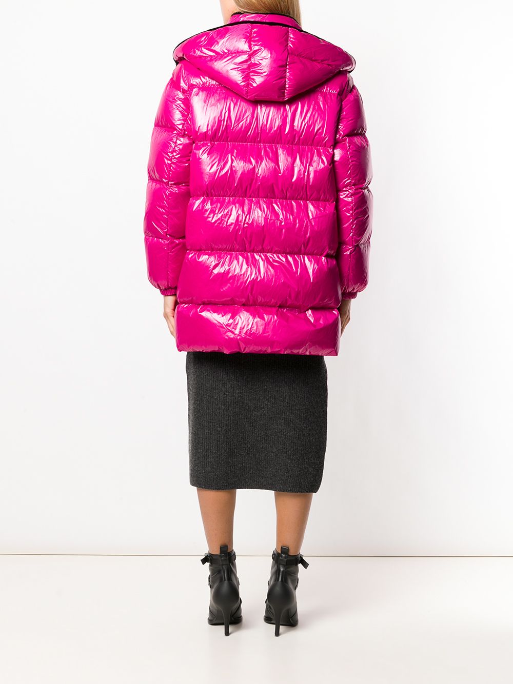 Red Valentino RED(V) Maxi Hooded Puffer Jacket - Farfetch