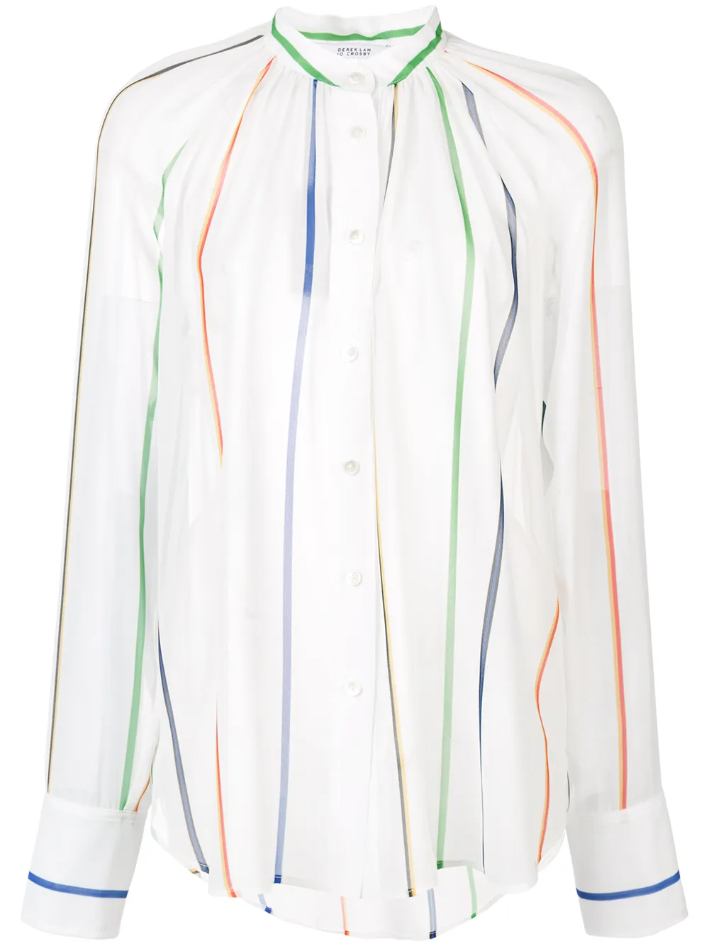 Derek Lam 10 Crosby Tops DEREK LAM 10 CROSBY GERAFFTE BLUSE - WEIß