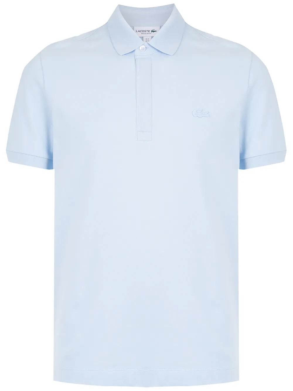 Lacoste Logo-patch Short-sleeve Polo Shirt In Blue