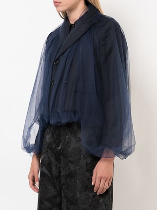 tulle overlay jacket展示图