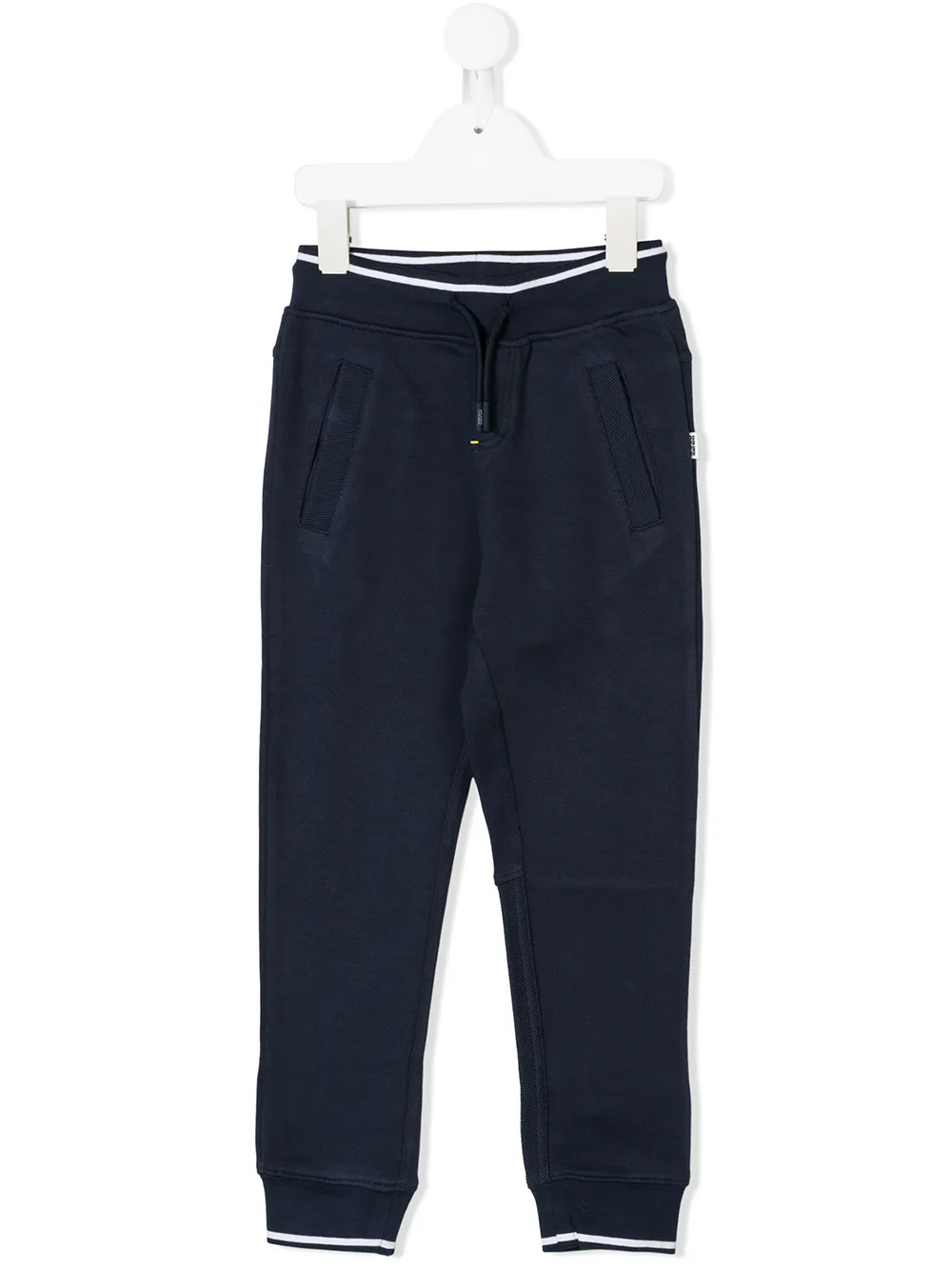 BOSS Kidswear logo-print track pants - Blue