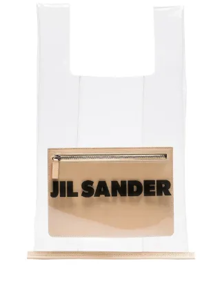 jil sander transparent shopper