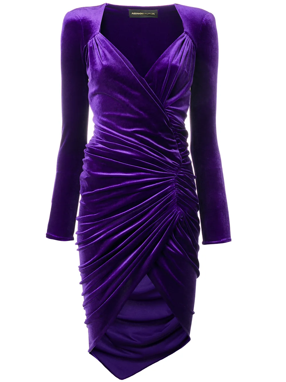 alexandre vauthier purple dress