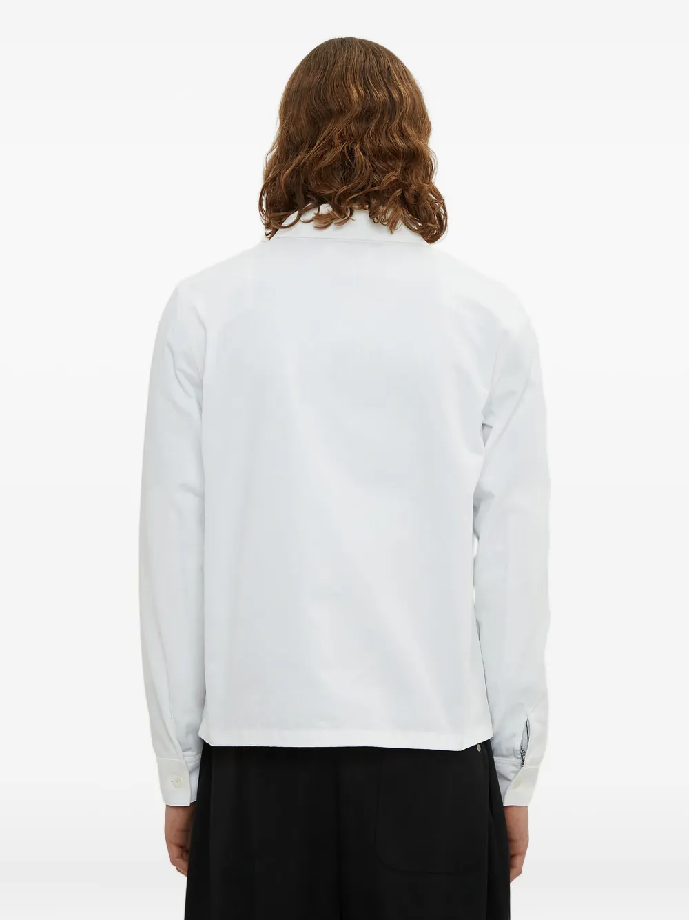 Maison Margiela buttoned shirt jacket Wit