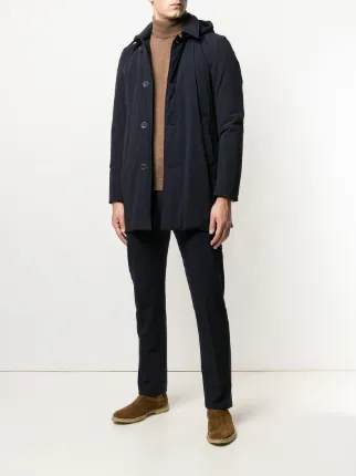 Devant Boutonnière Herno Herno Herno Boutonnière Manteau Devant Manteau À À KvUqwXz48x