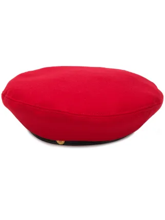 versace red beret