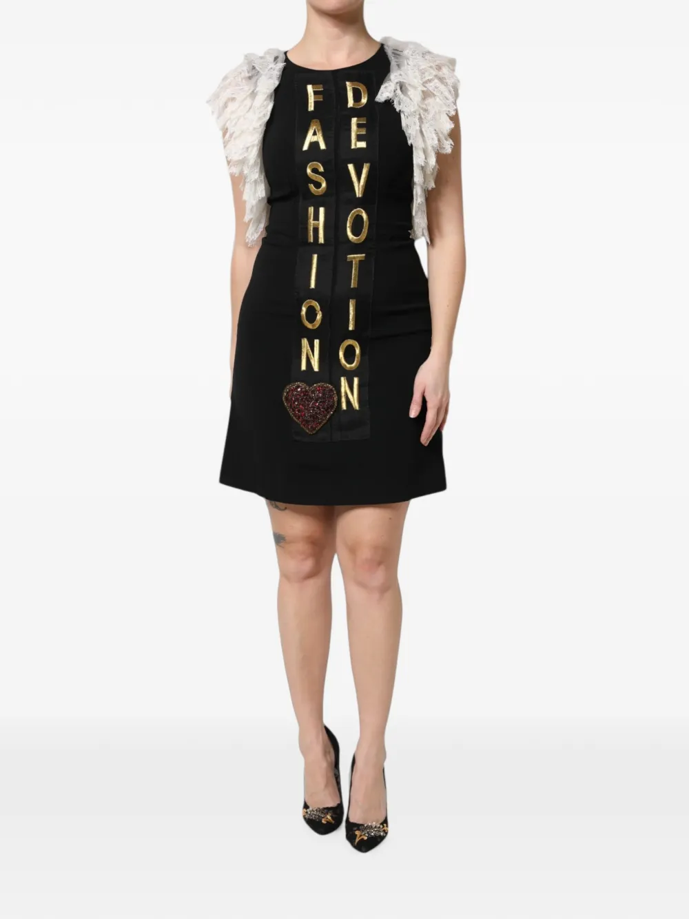 Dolce & Gabbana 'fashion devotion' short dress