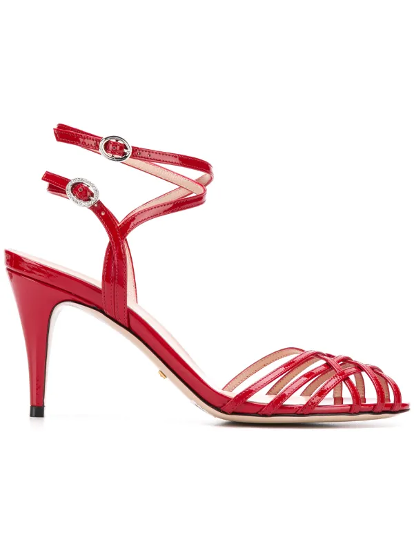 gucci strappy heels