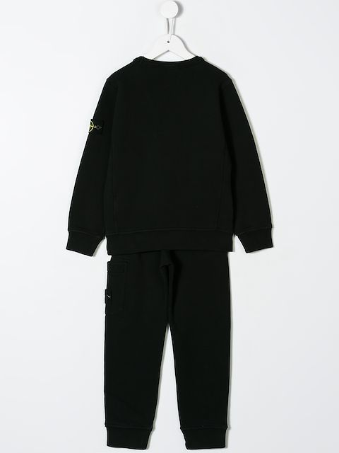 black stone island jogging bottoms