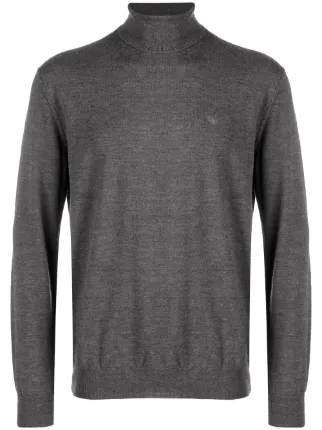 Shop Emporio Armani embroidered logo 