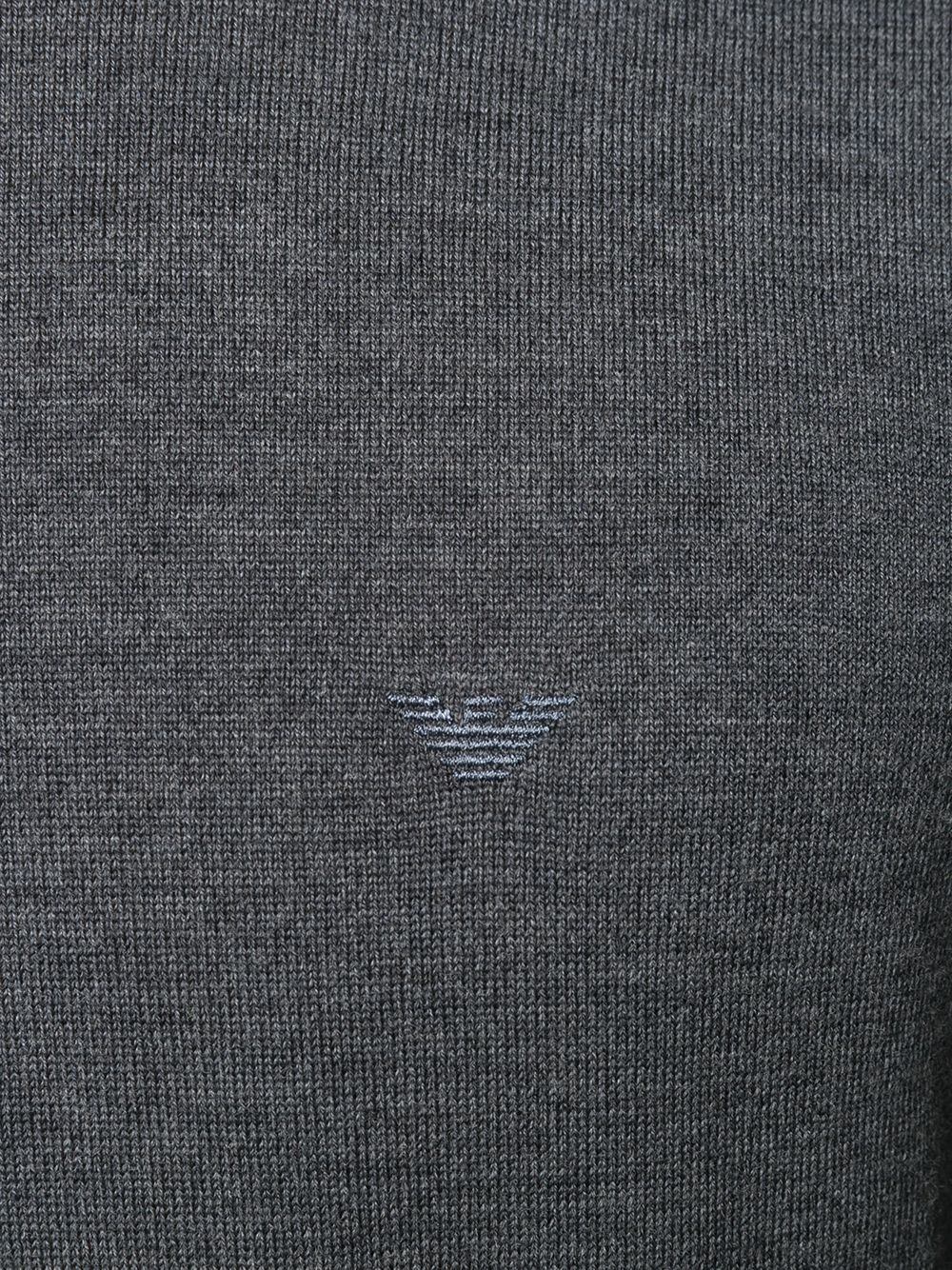 Emporio Armani embroidered logo turtleneck sweater Men