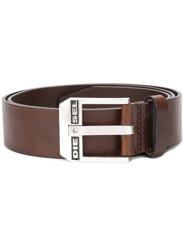 diesel bluestar leather belt