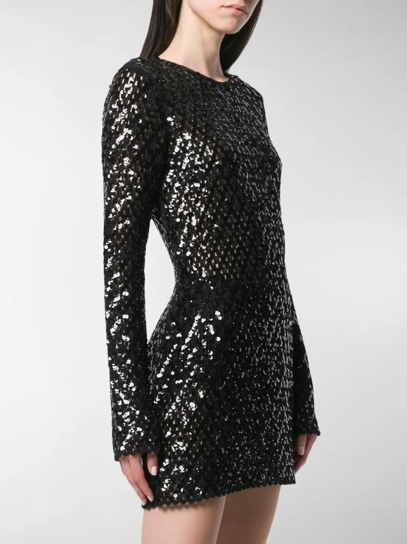Saint Laurent sequin embellished 