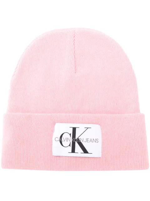 calvin klein patch beanie