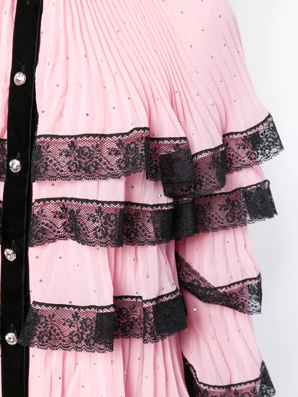 Philosophy Di Lorenzo Serafini short frilled dress Roze