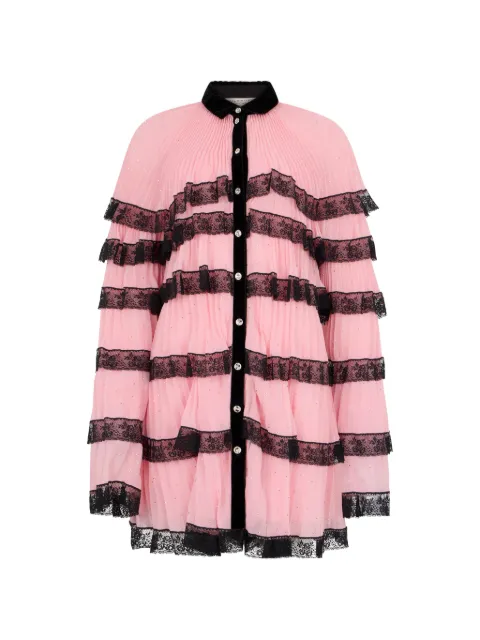 Philosophy Di Lorenzo Serafini frilled mini dress