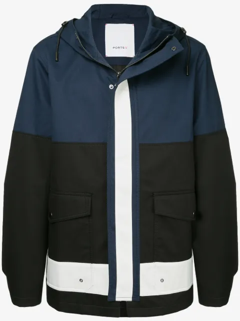 Ports V hooded coat