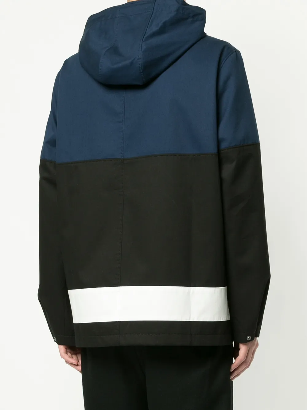 Ports V Mantel met capuchon Zwart