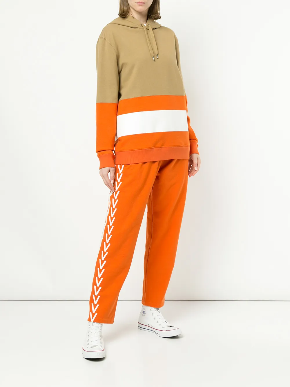  Ports V Klassischer Kapuzenpullover   Braun 
