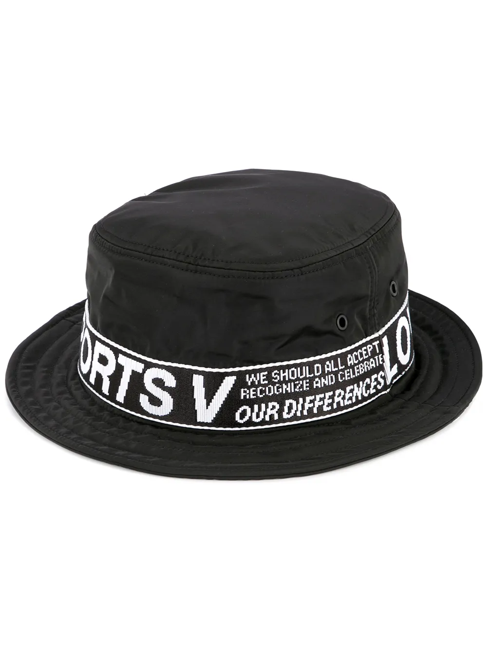 Ports V Cappello Fedora con logo - Nero