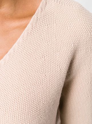 cropped V-neck sweater展示图