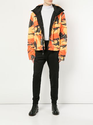 camouflage reversible jacket展示图