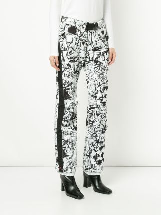 graffiti print ski pants展示图