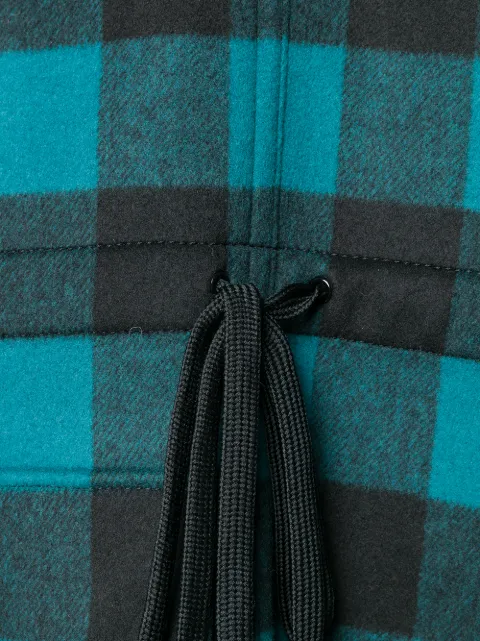 N°21 Nº21 SHORT CHECK JACKET - BLUE