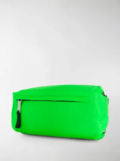 Prada neon green technical fabric belt 