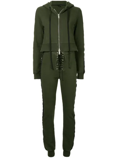 UNRAVEL PROJECT Terry B hoodie jumpsuit