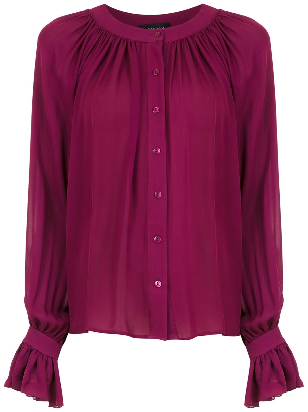 

Olympiah Spinello silk shirt - Red