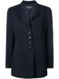 CHANEL Pre-Owned layered pockets blazer - Blue