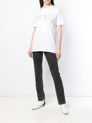 embroidered Luxe T-shirt展示图