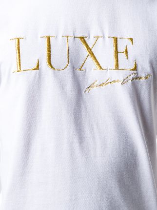 embroidered Luxe T-shirt展示图