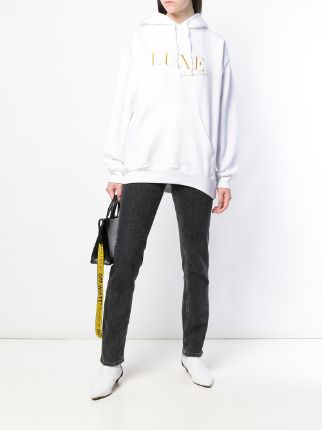 embroidered Luxe hoodie展示图