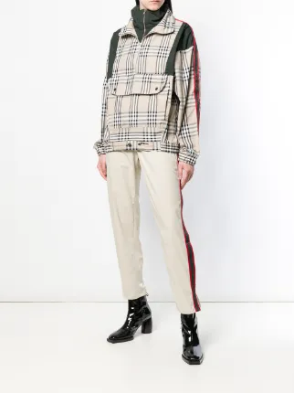 side stripe traight leg trousers展示图