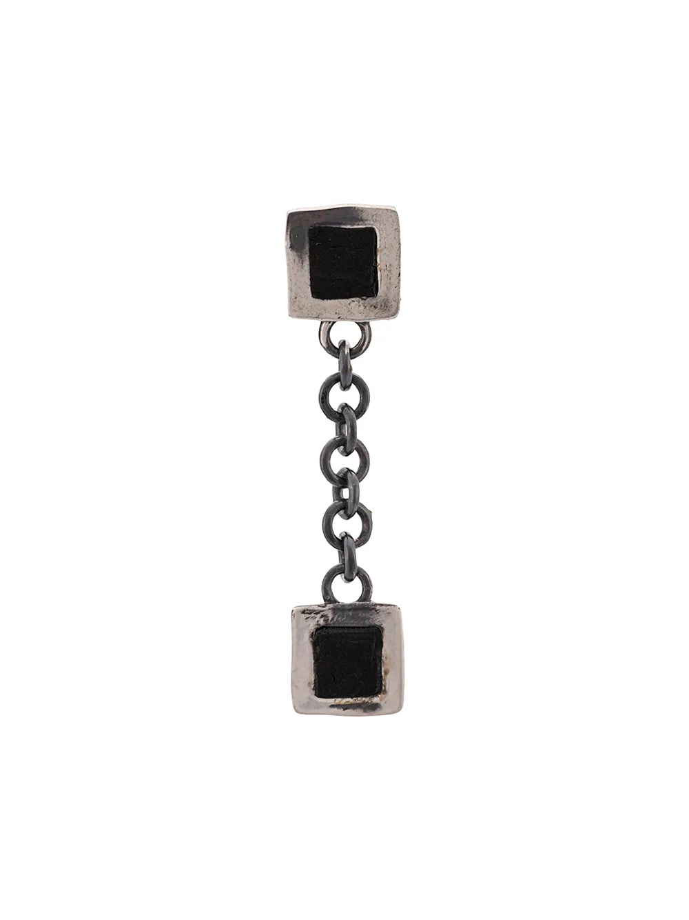Guidi square charm earring Guidi square charm earring