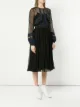 Nº21 sheer panel midi dress