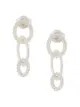Image 1 of Natalie Marie dotted oval drop earrings