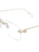 Cartier Eyewear C Décor rectangular-frames glasses