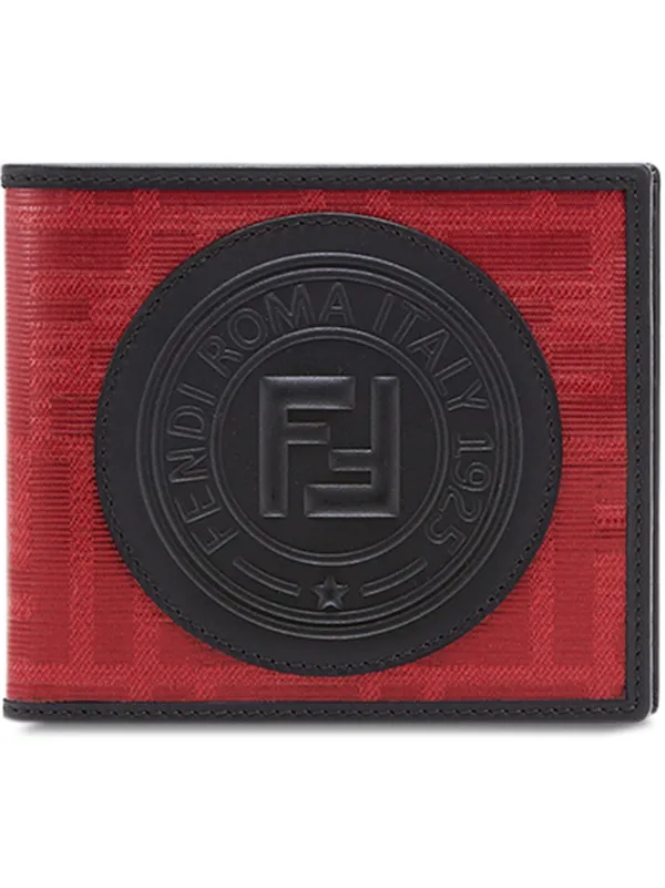 red fendi wallet