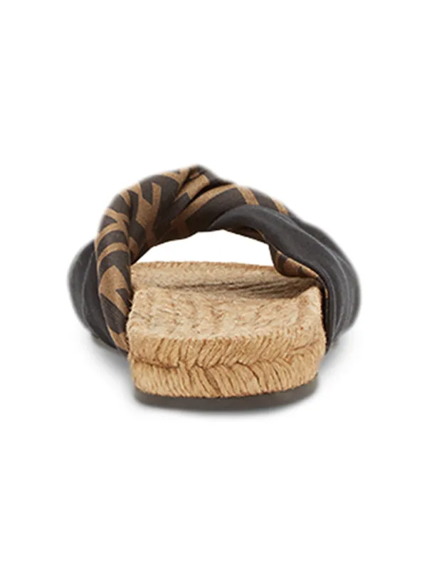 fendi logo twist mules