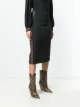 Fendi Double F-stripe fitted skirt