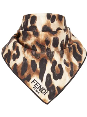 fendi satin scarf