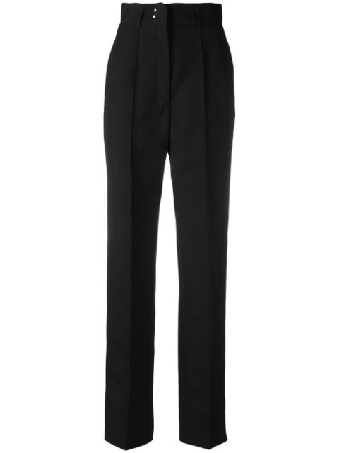 LEMAIRE LEMAIRE HIGH-WAISTED TAILORED TROUSERS - BLUE