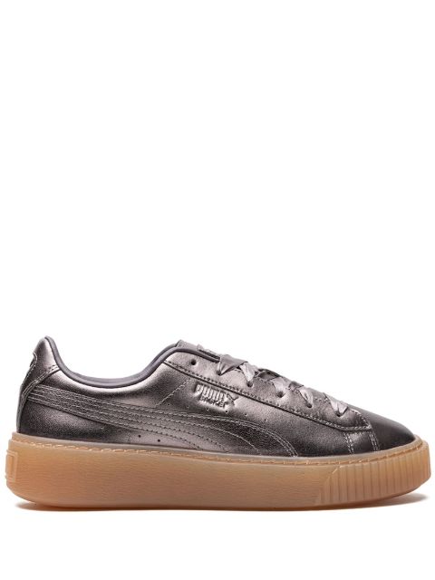 PUMA Basket metallic sneakers WOMEN