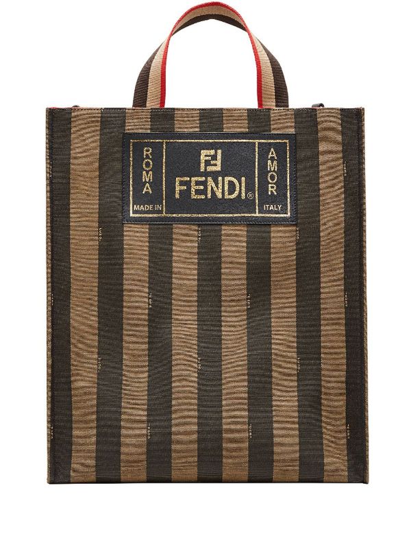 Fendi Striped Tote Bag | Farfetch.com