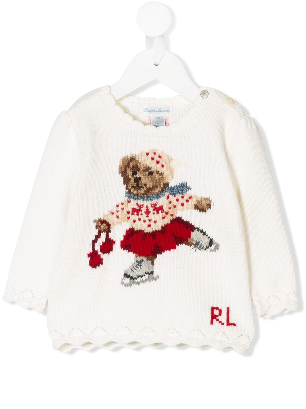 фото Ralph Lauren Kids джемпер 'Holiday Bear'