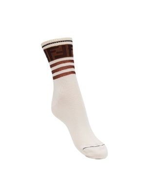 Fendi FF motif socks white FXZ535A2OM 