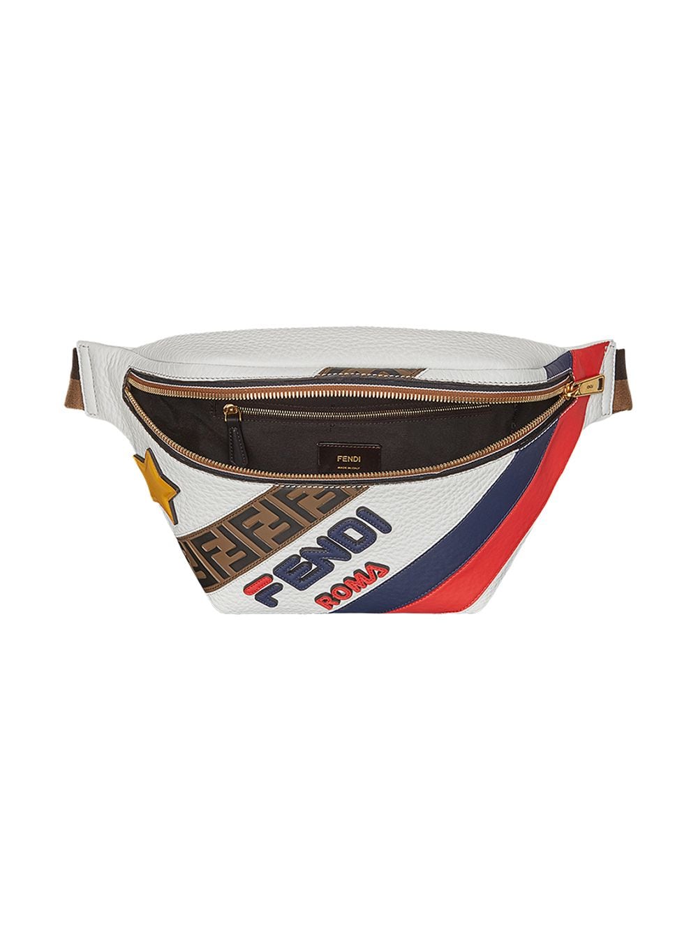 Fendi FendiMania panelled belt bag $1 